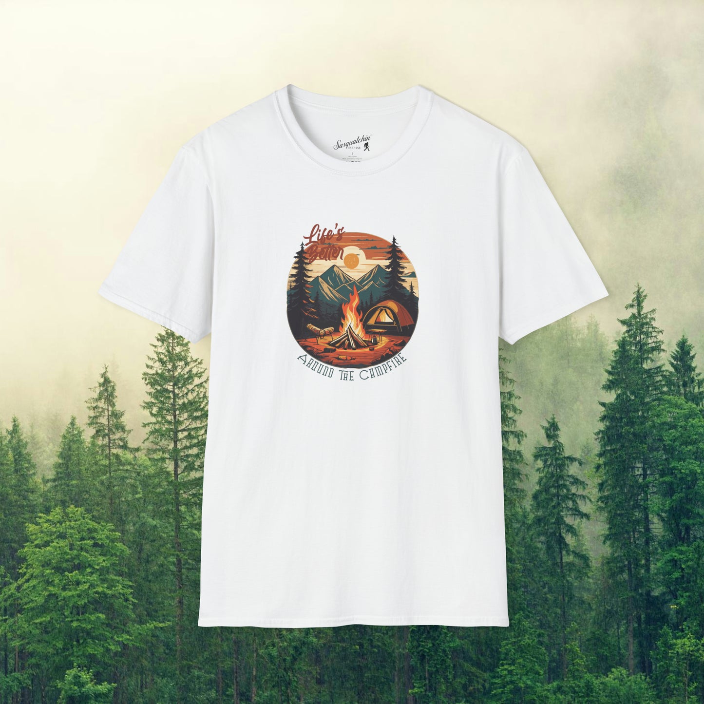 Campfire Life: Sasquatchin' Adventure Tee