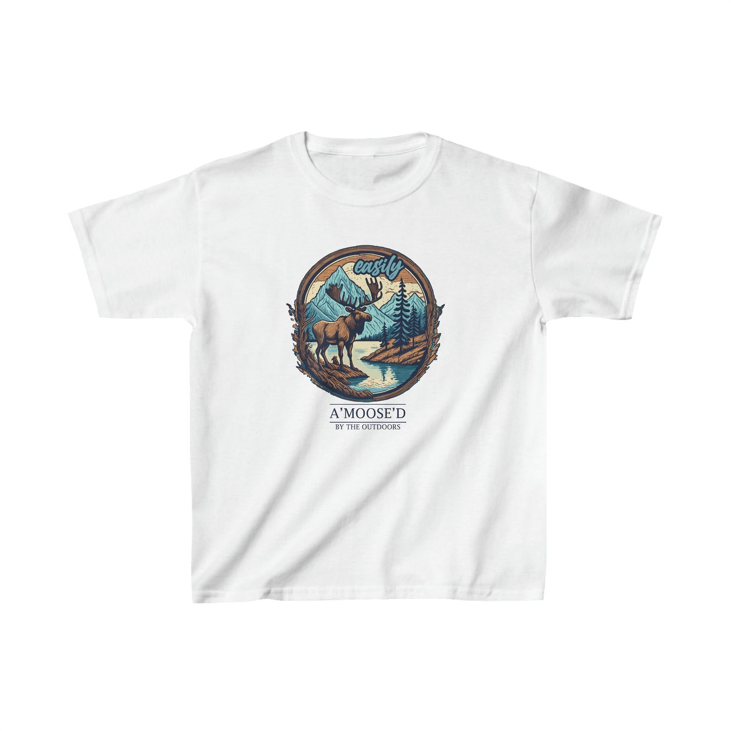 Nature's A'moose'ment: Sasquatchin' Adventure Youth Tee