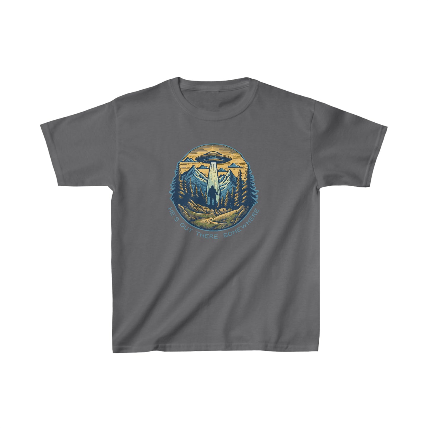 Bigfoot's UFO Escape: Sasquatchin' Adventure Youth Tee