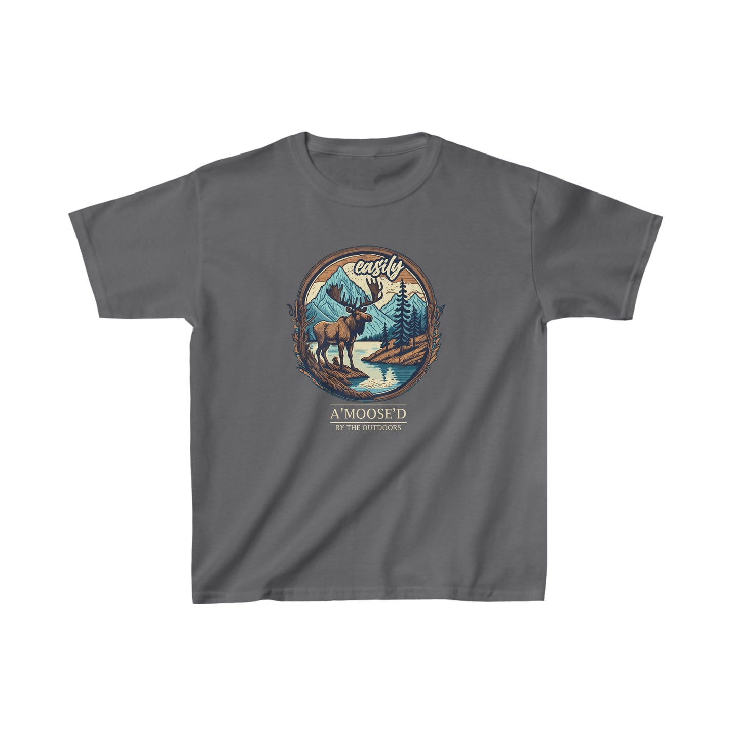 Nature's A'moose'ment: Sasquatchin' Adventure Youth Tee