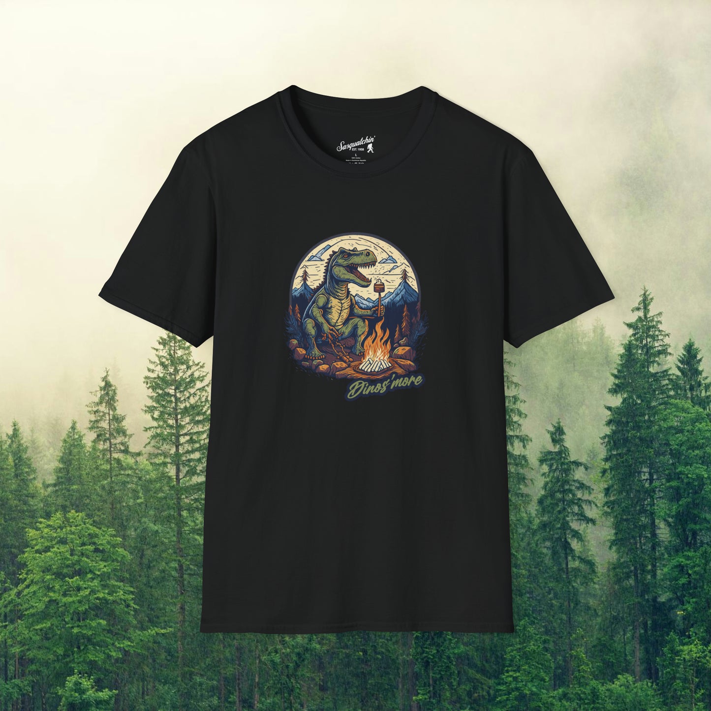 Jurassic Campfire : Sasquatchin' Adventure Tee