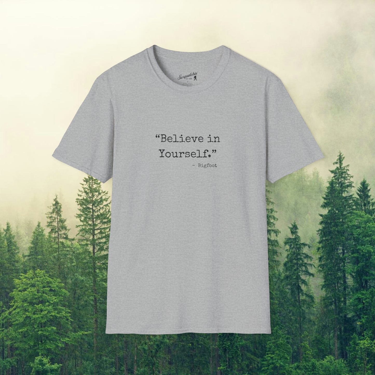 Bigfoot's Wisdom: Sasquatchin' Adventure Tee