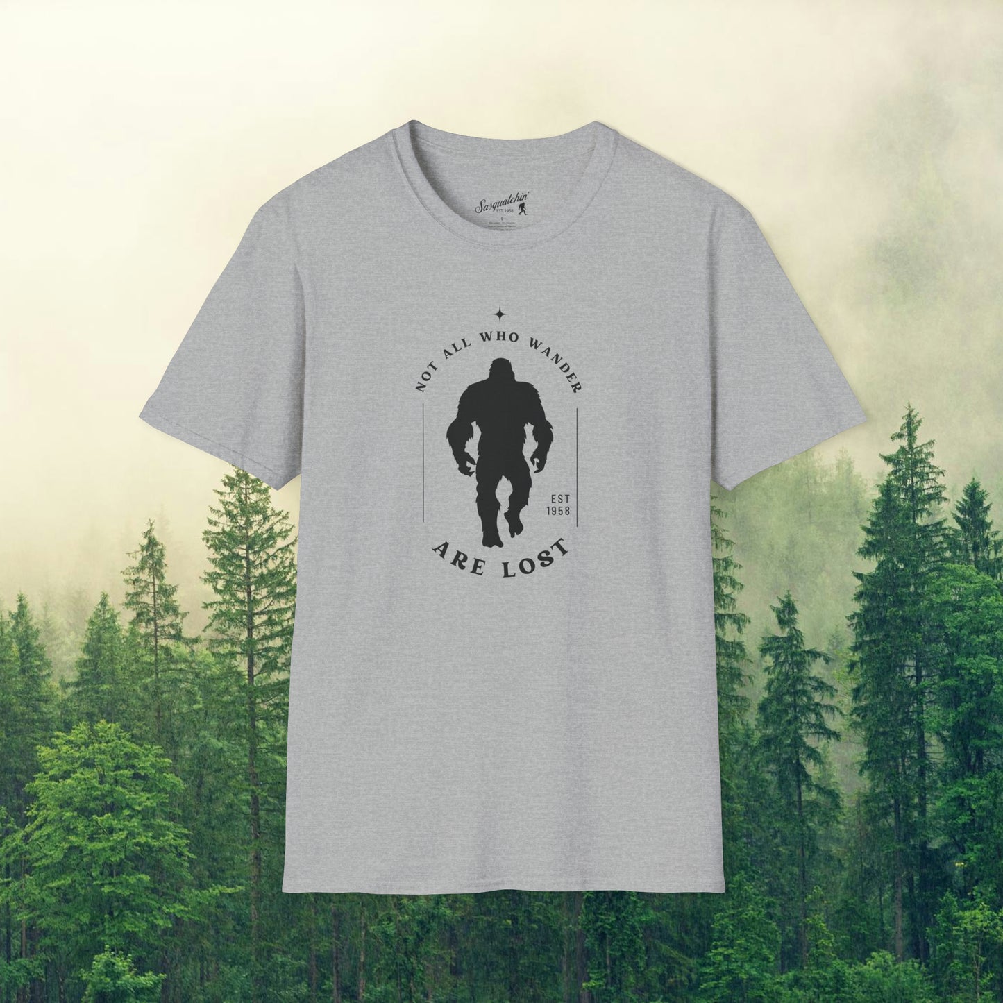 Bigfoot Wanderlust: Sasquatchin' Adventure Tee