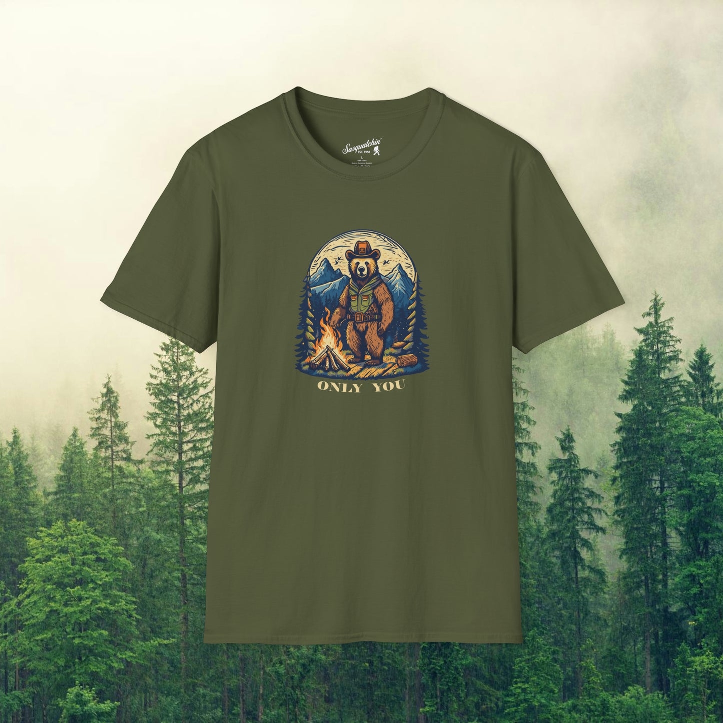 Smokey's Fire Safety: Sasquatchin' Adventure Tee