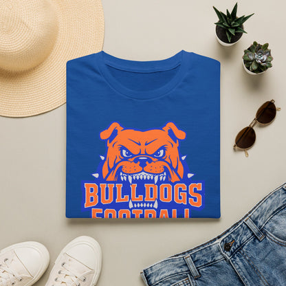 Bulldogs Football T‑Shirt — Fierce Mascot Game Day Tee