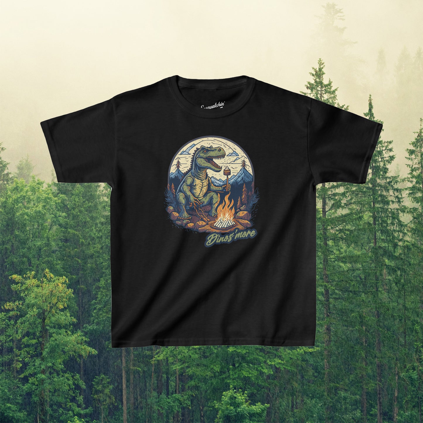 Jurassic Campfire: Sasquatchin' Adventure Youth Tee