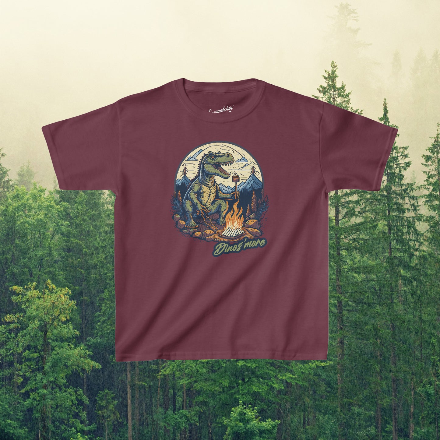 Jurassic Campfire: Sasquatchin' Adventure Youth Tee