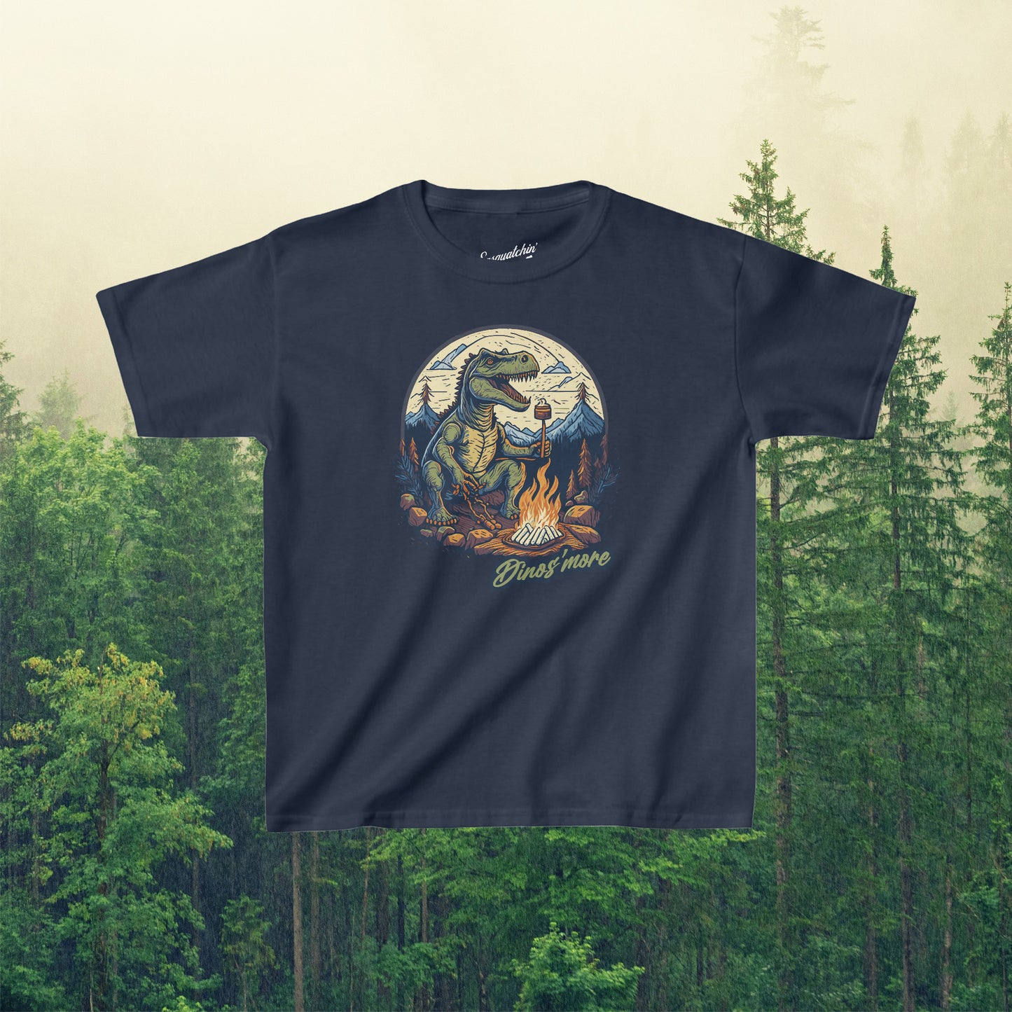 Jurassic Campfire: Sasquatchin' Adventure Youth Tee