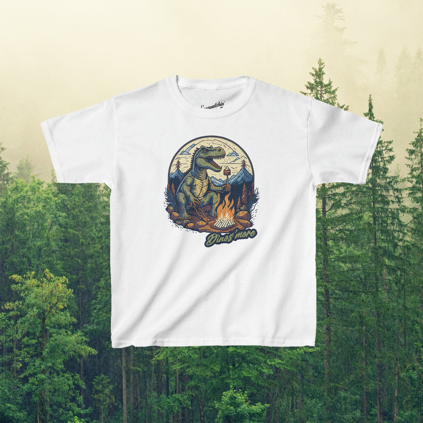 Jurassic Campfire: Sasquatchin' Adventure Youth Tee