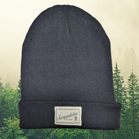 Sasquatchin' Rolled Brim Beanie - Adult Knit Hat